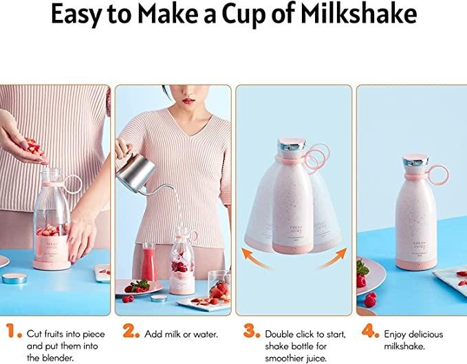 MIXEN Fresh Juice Portable Blender, 350ML